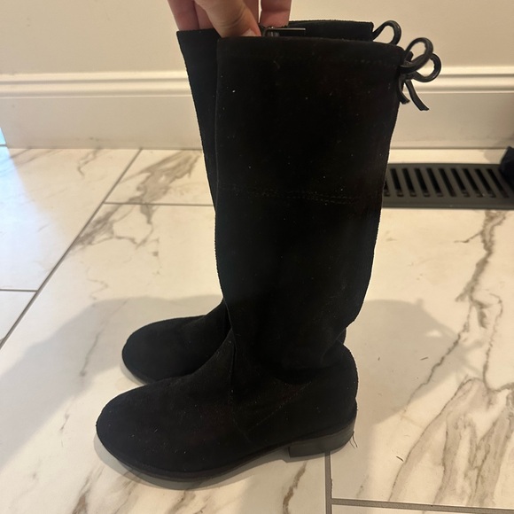 Stuart Weitzman Faux Suede Knee-High Boots Toddler 10 - Picture 1 of 6